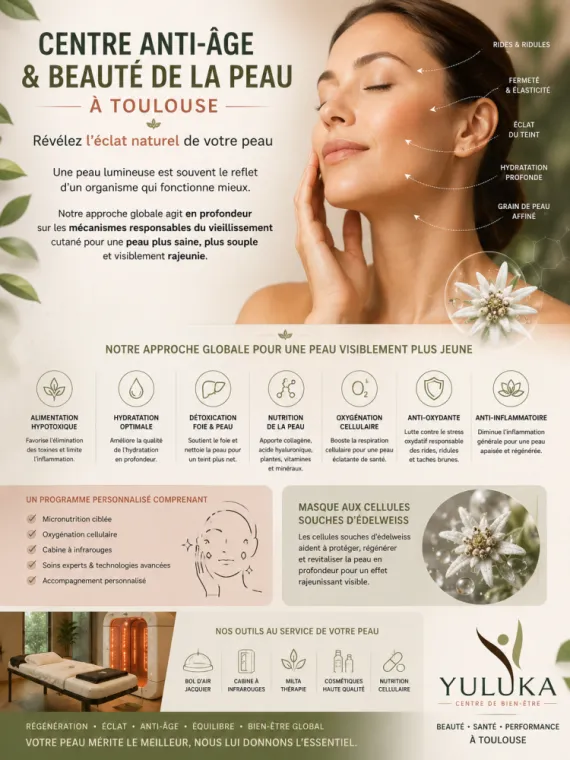 Beauté de la peau de l'intérieur et de l'extérieur