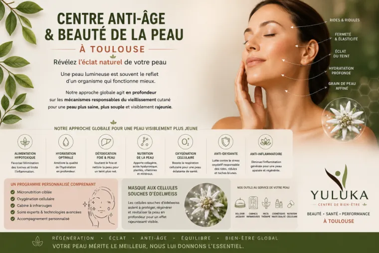 Beauté de la peau de l'intérieur et de l'extérieur